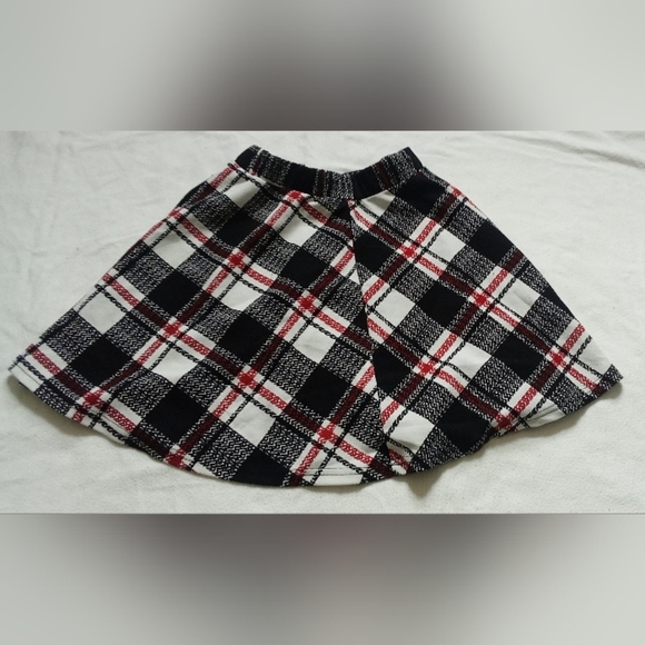 Plaid Black and Red Women's Skirt - Picture 2 of 3